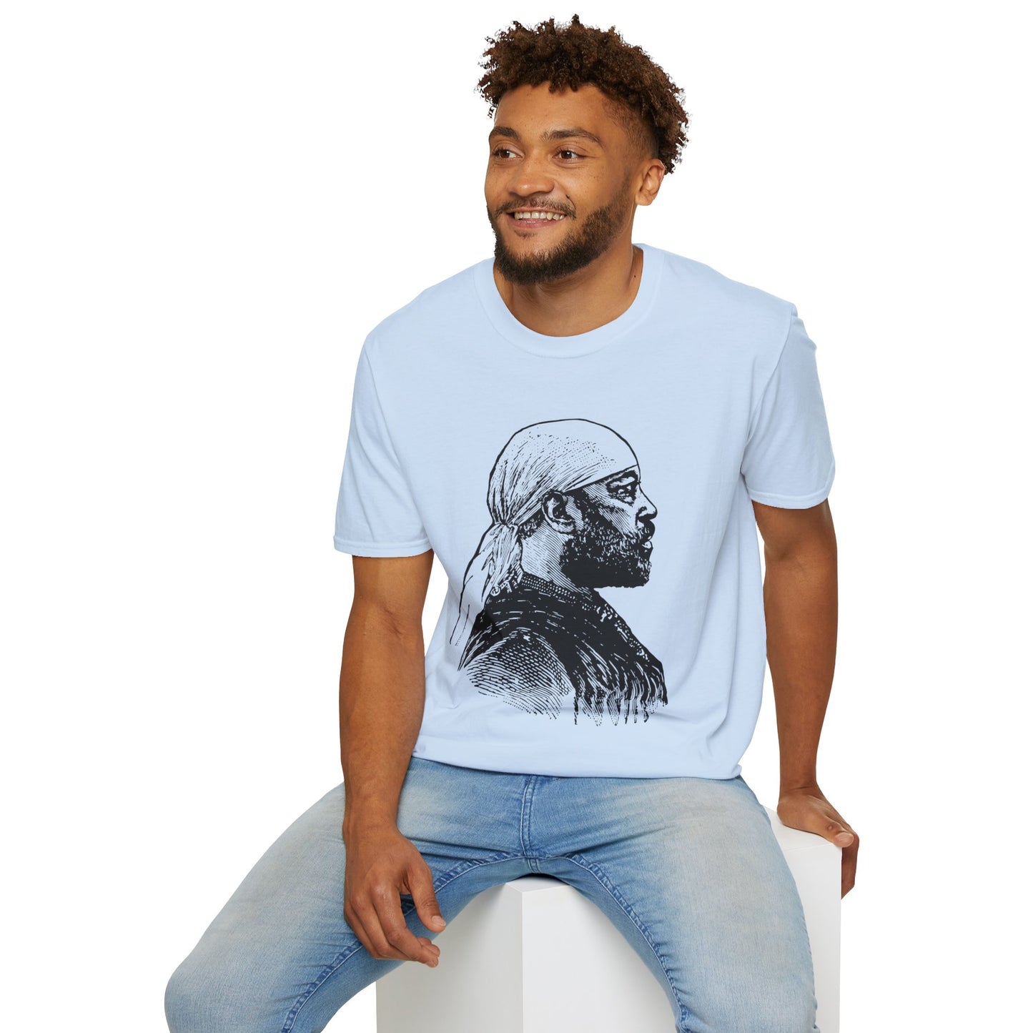 Unisex T-shirt| Ethiopian Heroic Emperor Menelik ||