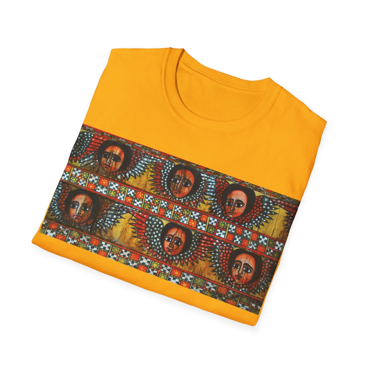 Unisex T-shirt| Ethiopian and Eritrean Cultural Print Unisex T-Shirt: Saba Vibes Edition