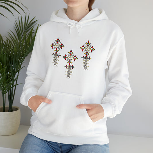 Ethiopian Tilf Design| Unisex Hooded Sweatshirt| Perfect Holiday gift |