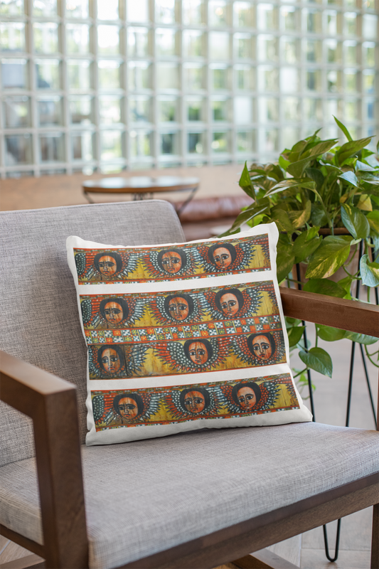 Ethiopian and Eritrean Cultural Print Living Room Decoration Throw Pillow